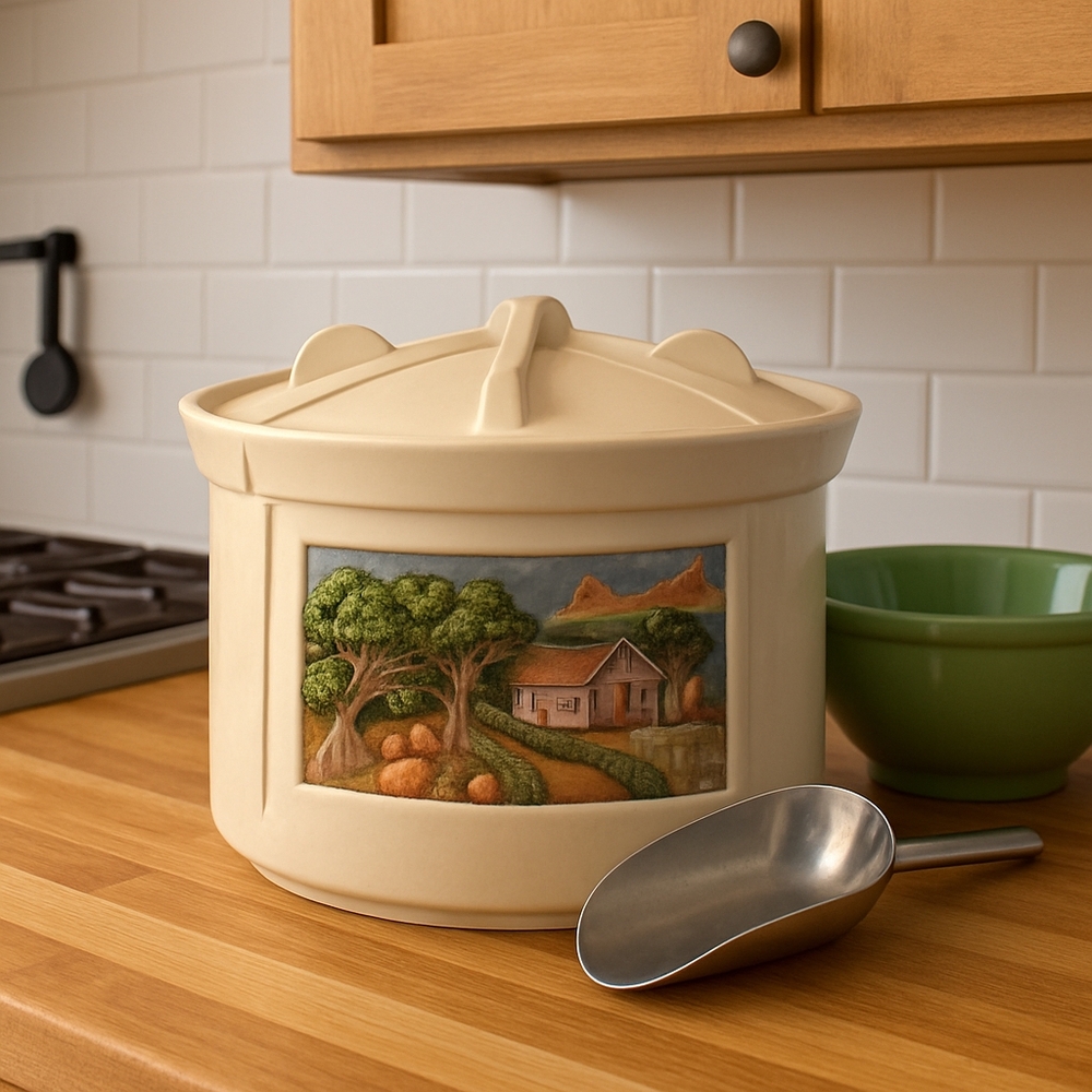 Adorable Vintage Hershey Molds Canister Set - FLAWED . Missing One